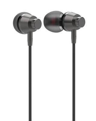 LDNIO earphones με μικρόφωνο HP05, 3.5mm σύνδεση, Φ10mm, 1.2m, γκρι