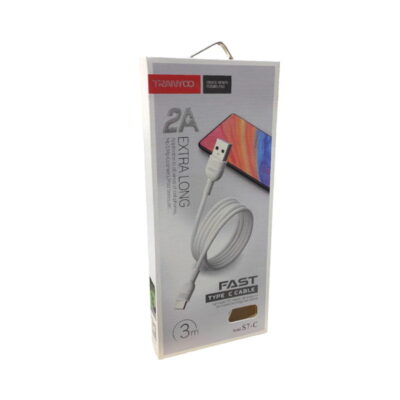 Tranyoo Καλώδιο δεδομένων type-C 2A 3m S7-C - Fast charger cable