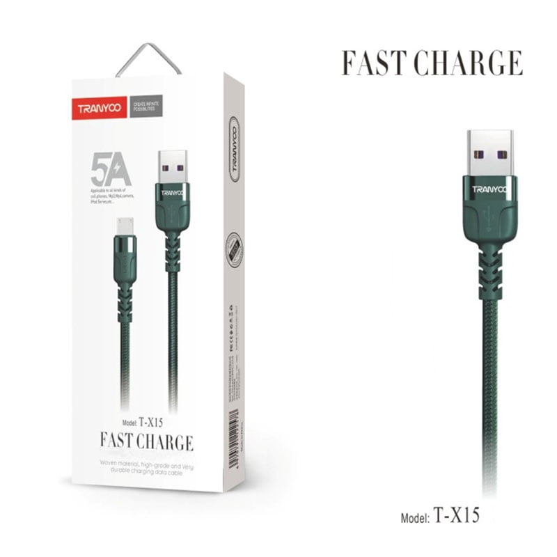 Tranyoo Καλώδιο δεδομένων Lightning-IOS 5A T-X15l - Fast charger lighting cable
