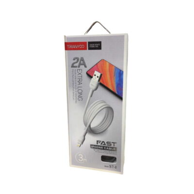 Tranyoo Καλώδιο δεδομένων lighting IOS 2A 3m S7-l - Fast charger lighting cable
