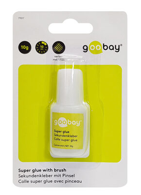 GOOBAY κόλλα Super Glue με πινέλο 77017, 10g