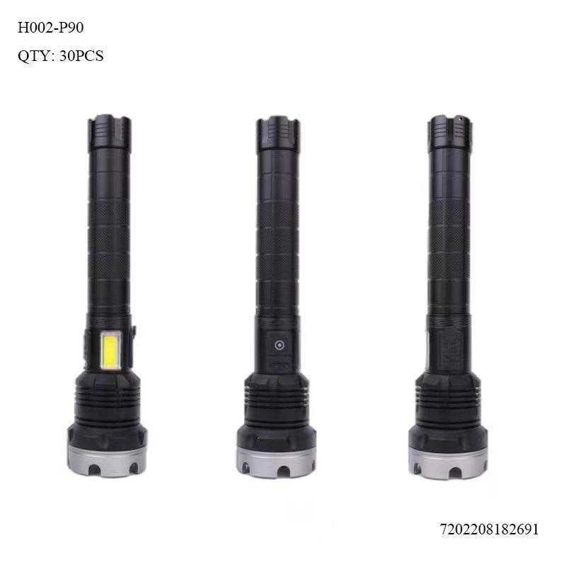 Επαναφορτιζόμενος φακός LED - H002-P90 - 182691
