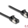 DELOCK καλώδιο δικτύου 80182, CAT 8.1 U/FTP, 40Gbps, 0.50m, μαύρο