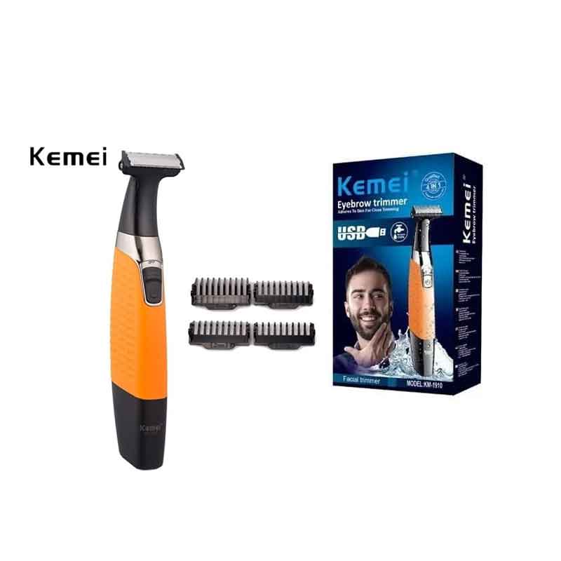 Kemei KM-1910 Ξυριστική Μηχανή Προσώπου / Σώματος Επαναφορτιζόμενη - Facial Trimmer