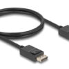 DELOCK καλώδιο DisplayPort 2.1 80492, 8K/60Hz 4K/120Hz 40 Gbps 1m, μαύρο