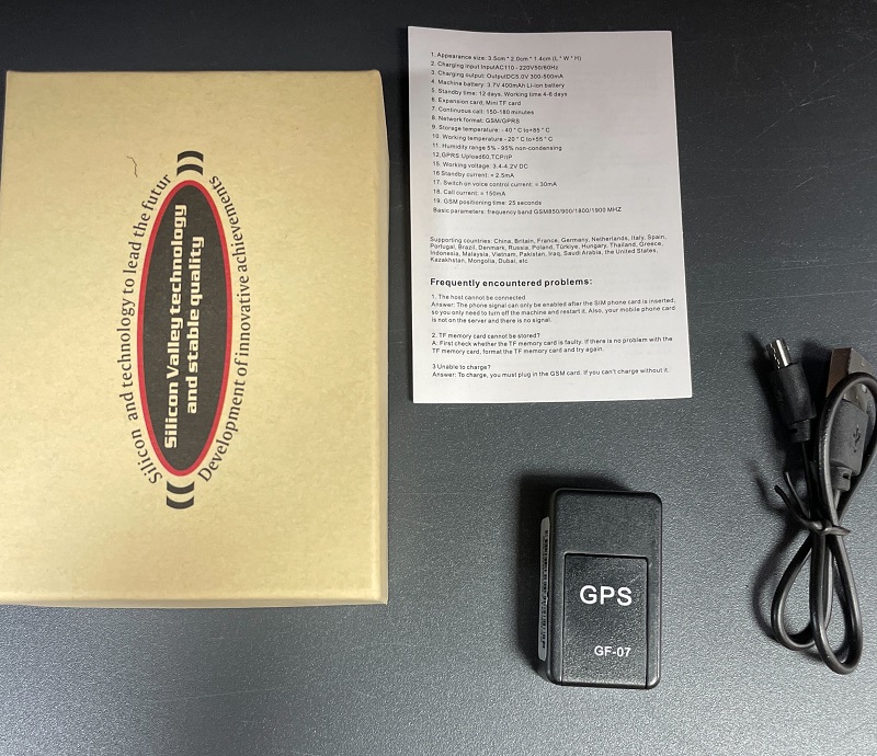 Σύστημα εντοπισμού - GPS Tracker οχημάτων - GF-07 - 810408