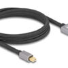 DELOCK καλώδιο mini DisplayPort σε DisplayPort 81092, 8K/60Hz, 32.4 Gbps, 2m, μαύρο