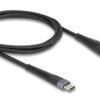 DELOCK καλώδιο USB σε USB-C 81121, 60W, 480Mbps, 1m, μαύρο