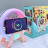 Ασύρματο ηχείο Bluetooth με βάση ασύρματης φόρτισης smartphone - Wheel - L-38B - 811580 - White