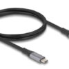 DELOCK καλώδιο USB-C 81191, 240W, 40 Gbps, 8K, 1m, E-Marker, μαύρο