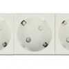 DELOCK τριπλό module πρίζας ρεύματος Easy 45 81323, 45°, 45x45mm, 5τμχ