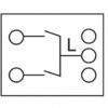 DELOCK module διακόπτης Easy 45 81363, διπλός, 1-pole, 1-way, λευκός