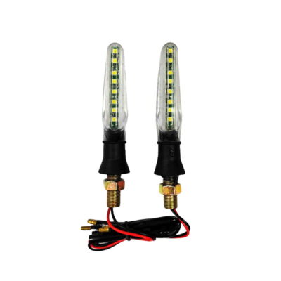 Wenchang Φλας Μηχανής σετ 2τμχ LED 12V - Motorcycle LED Replacement Globe Corner Lights