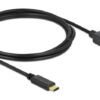 DELOCK καλώδιο USB-C σε USB Type B 83330, 2m, μαύρο
