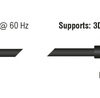 DELOCK καλώδιο USB-C σε DisplayPort 85257, DP Alt Mode, 4K/60Hz, 3m, μαύρο