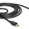 DELOCK καλώδιο DisplayPort 1.2 85508, 4K/60Hz, 21.6 Gbps, 1.5m, μαύρο
