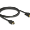 DELOCK καλώδιο HDMI σε DVI 85653, 2K/60Hz, 7.92 Gbps, 1.5m, μαύρο