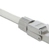 DELOCK βύσμα RJ45 CAT 6A STP 86477, tool-free, ασημί