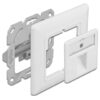 DELOCK Wall Outlet για Keystone 86981, 1 Port
