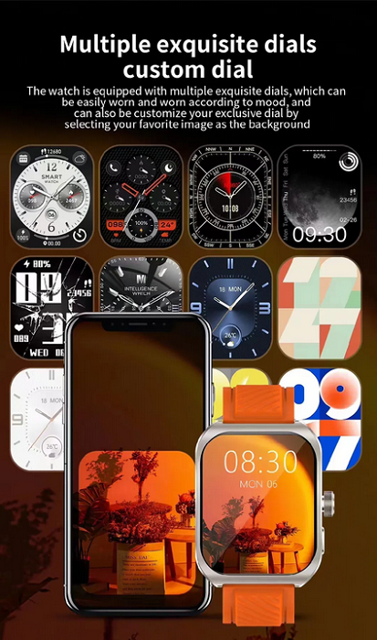 Smartwatch - Z88 PRO - 880662 - Grey
