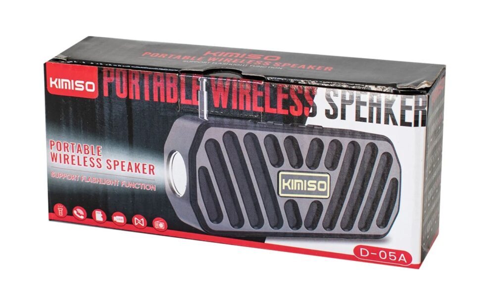 Ασύρματο ηχείο Bluetooth με φακό LED – KMS-05A – 885864 - Red