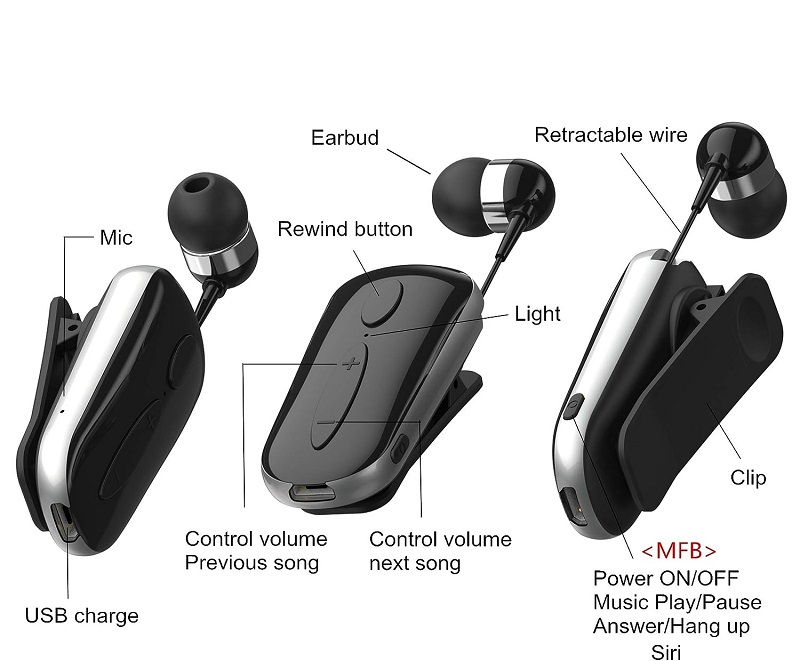 Ασύρματο ακουστικό Bluetooth - ART-K36 - 884283 - Black