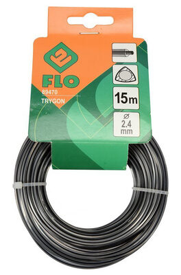 FLO μεσινέζα Trygon 89470, 2.4mm x 15m, γκρι