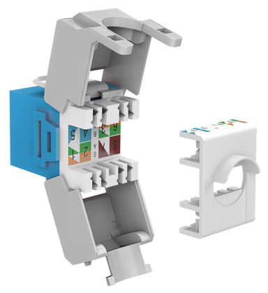 GOOBAY Keystone module RJ45 CAT 6A 90688, UTP, μπλε