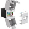 GOOBAY Keystone module RJ45 CAT 6A 90692, UTP, μαύρο