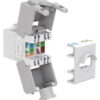 GOOBAY Keystone module RJ45 CAT 6A 90867, UTP, λευκό