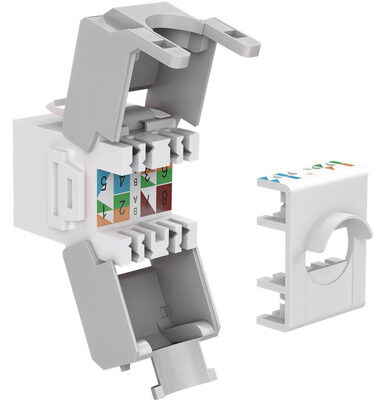 GOOBAY Keystone module RJ45 CAT 6A 90867, UTP, λευκό