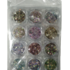 Σετ Glitter νυχιών Nail Art - Παλέτα - Glitter DJ - 12pcs - 910570