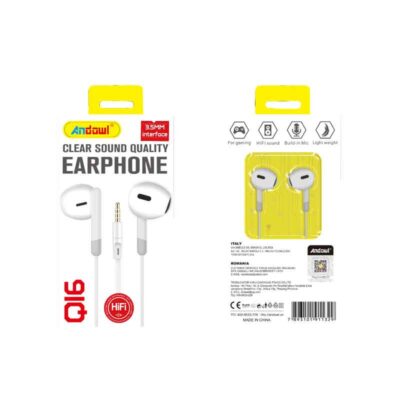 Andowl Ενσύρματα Ακουστικά με AUX 3.5mm Q16 - Earphone