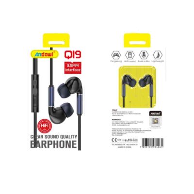 Andowl Ενσύρματα Ακουστικά με AUX 3.5mm Q19 - Earphone