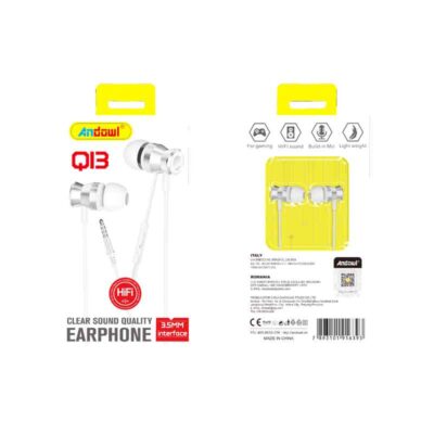 Andowl Ενσύρματα Ακουστικά με AUX 3.5mm Q13 - Earphone