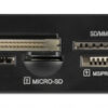 DELOCK USB 9-pin card reader 91708, CF/SD/XD/MS/Micro SD/USB, 3.5" bay