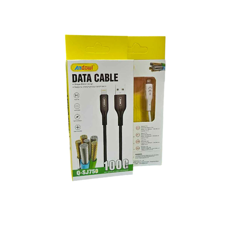 Andowl Καλώδιο δεδομένων Lightning σε USB 1m Q-SJ750 - Data Cable