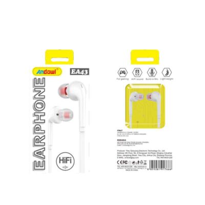Andowl Ενσύρματα Ακουστικά με AUX 3.5mm EA43 - Earphone