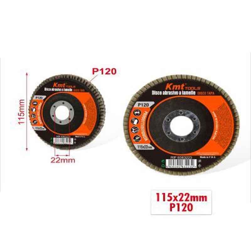 KMT Δίσκος Λείανσης P120 115x22mm- Sanding Disc