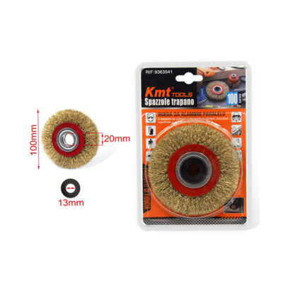 KMT Tools Συρματόβουρτσα για Δράπανο 100mm  - Drill Brush