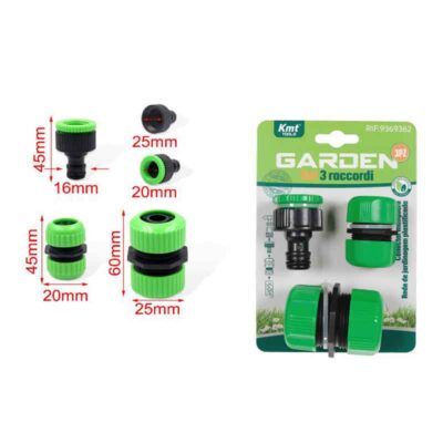KMT Σετ Ρακόρ Ποτίσματος 3 Τεμάχια - Watering Fitting Set
