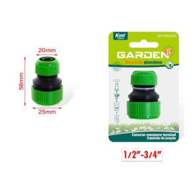 KMT Tools Ρακόρ Ποτίσματος για Λάστιχο 1/2″-3/4″ 56 Χιλιοστών -  Watering Fitting for Hose