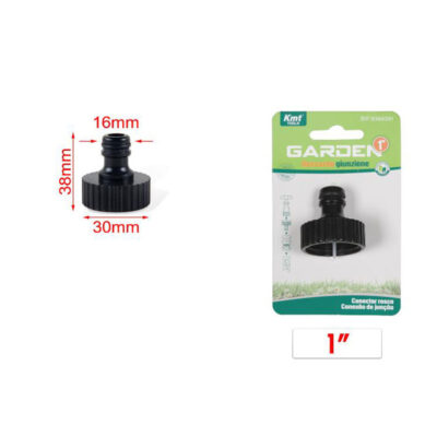 KMT Tools Ρακόρ Ποτίσματος Βρύσης 38 Χιλιοστών 1″ -  Watering Tap Connector