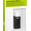 GOOBAY card reader 95682 για SD κάρτα μνήμης, 480 Mbps, μαύρο