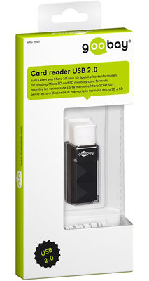 GOOBAY card reader 95682 για SD κάρτα μνήμης, 480 Mbps, μαύρο