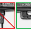 GOOBAY καλώδιο τροφοδοσίας Euro 97350, γωνιακό, 2x0.75 mm², 2m, μαύρο