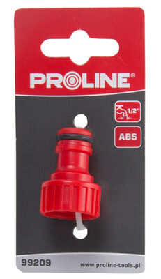 PROLINE ρακόρ βρύσης 99209, 1/2", ABS, κόκκινο