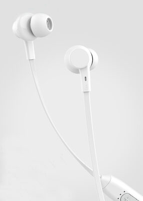 CELEBRAT earphones A20 με μαγνήτη, Bluetooth, 10mm, 70mAh, λευκά