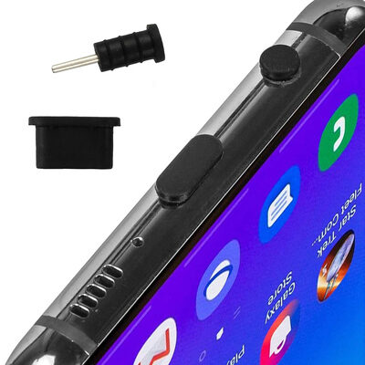Σετ καλύμματα προστασίας για θύρα USB-C & 3.5mm AK327, μαύρο, 10τμχ