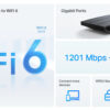 TP-LINK Router Archer AX12, WiFi 6, 1.5Gbps AX1500, Dual Band, Ver. 1.0